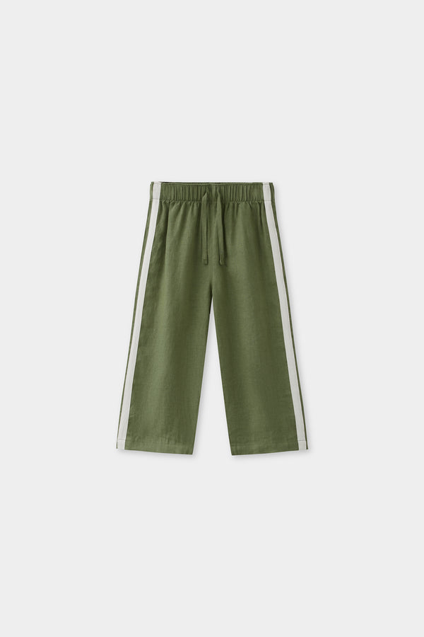 Kids Linen Racer Pant