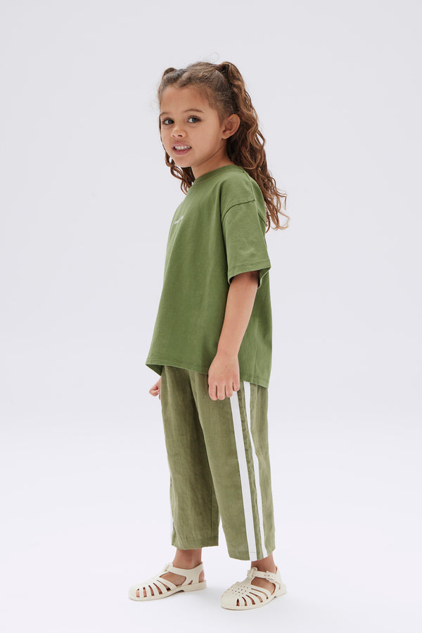 Kids Linen Racer Pant