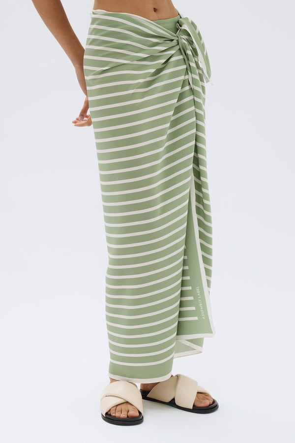 Striped Silk Sarong